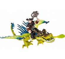 Фото Сморкала і дракон Кривоклик в зеленому забарвленні, (22 см), Як приручити дракона, Spin Master, SM66594-8