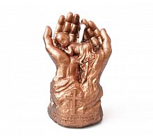 Фото Свічка "Руки Бога мала" мідь 4,5x4,5x6 см. 30 (9060171)
