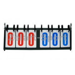Табло перекидное для игр C-0039-006 (3х3, металл, пластик, р-р 55,5см x19см)
