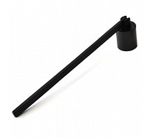 Фото Тушилка для свічок сталева із плоскою ручкою колір Чорна 2,2x2,2x19 см (9060222)