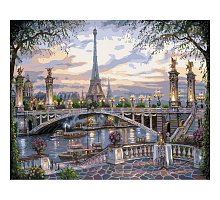 Фото Дивовижний Париж, серія Міський пейзаж, малювання за номерами, 40 х 50 см, Ідейка, Дивовижний Париж (KH1148)