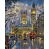 Фото 1 - Вестмінстерський палац, серія Міський пейзаж, малювання за номерами, 40 х 50 см, Ідейка, Палац Весмінстер (KH1151)