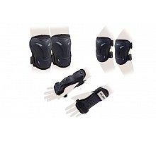 Фото Спортивний захист: наколінники, налокітники, рукавички дитячі KEPAI LP-630-L (р-р L-13-15, чорний)