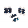 Захист спорту. наколінники, налокіт., рукавички для дорослих ZELART SK-3505B-L (р-р L, синя)