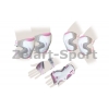 Фото 1 - Захист спорту. наколінники, налокіт., рукавички для дорослих ZEL SK-4677P-M GRACE (р-р M, рожева)