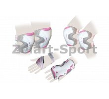Фото Захист спорту. наколінники, налокіт., рукавички для дорослих ZEL SK-4677P-M GRACE (р-р M, рожева)