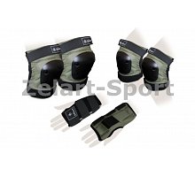 Фото Захист спорту. наколінники, налокіт., рукавички для дорослих ZELART SK-4680H-L METROPOLIS (р-р L, хакі)