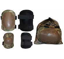 Фото Захист тактичний наколінники, налокітники BC-4039-HG (р-р XL, ABS, PL 600D, камуфляж Multicam)