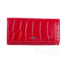 Фото Жіночий шкіряний гаманець WANLIMA (ВАНЛІМА) W12046740014-red