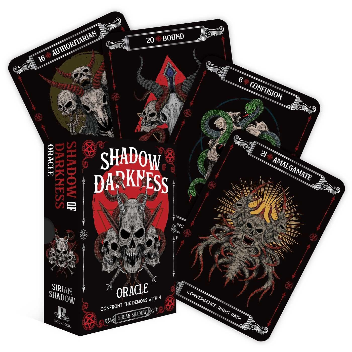 トランプ 666 Holo Reholo Obsidian set Оракул Тень Тьмы - Shadow of Darkness Oracle. Rockpool Publishing