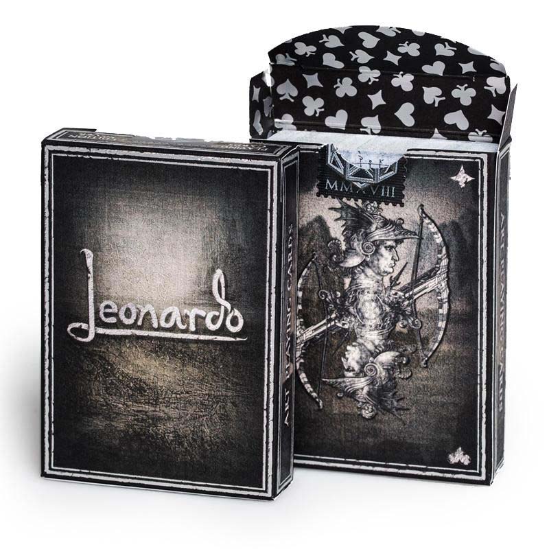 Игральные карты Leonardo MMXVIII Silver by Art Playing Cards